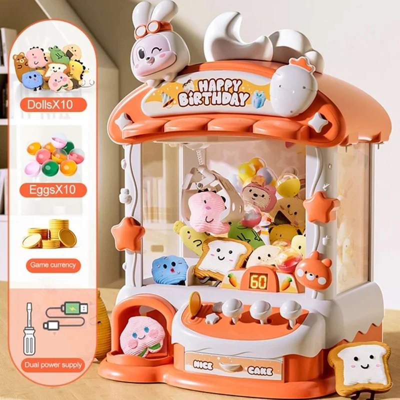 Cartoon Claw Game Machine Rabb - Coin Pusher Machine recension och pris