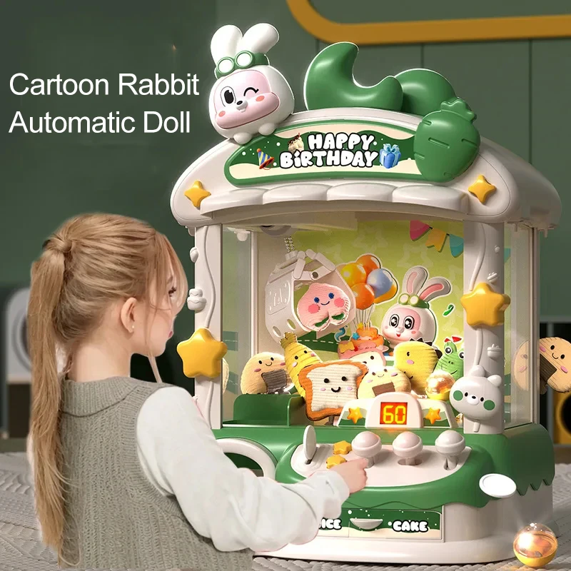 Cartoon Claw Game Machine Rabb - Coin Pusher Machine recension och pris