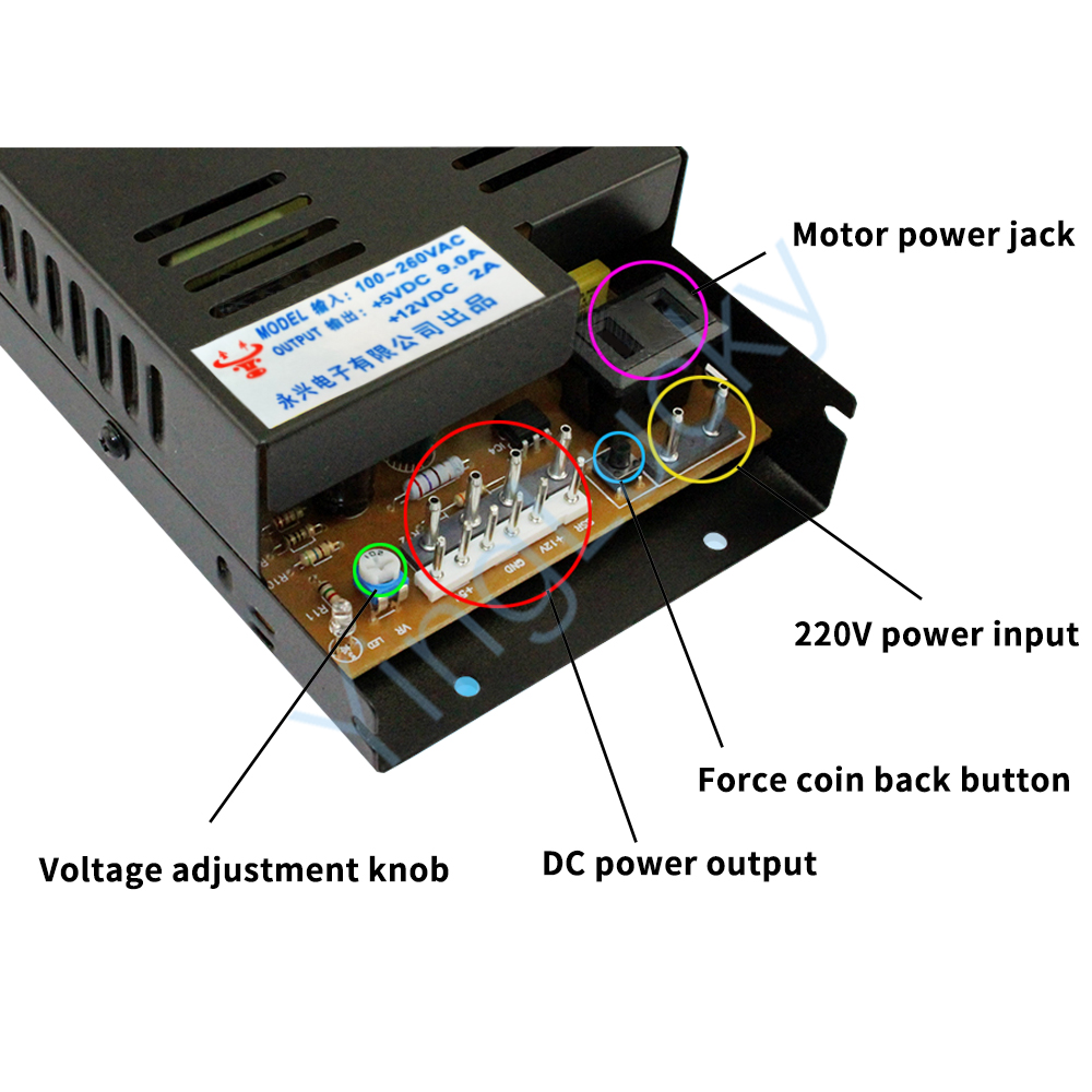 Arcade Power Supply 12V 6P Int - Whack A Mole Arcade recension och pris