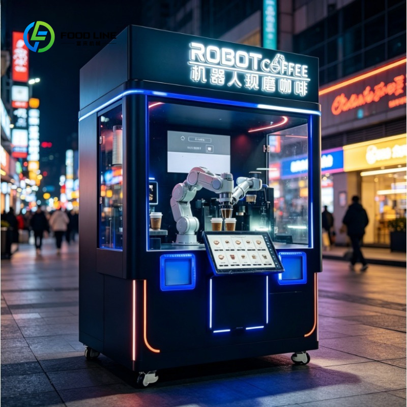 Customized AI Robot Coffee Ven - Arcade Ticket Machine recension och pris