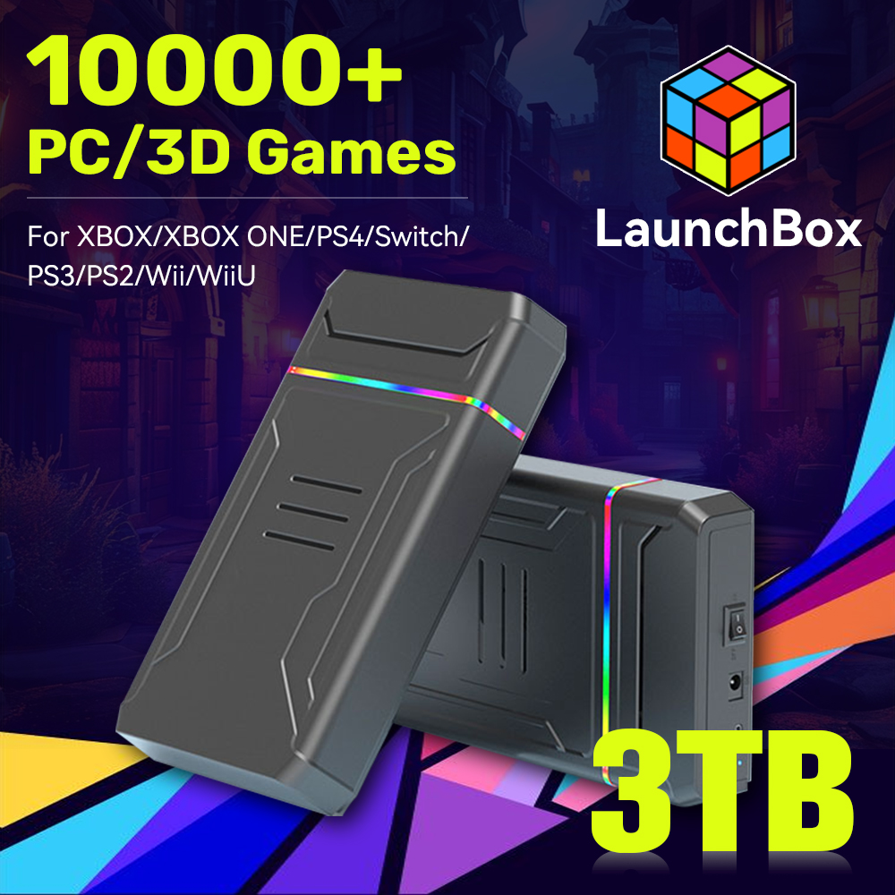 JMachen Launchbox 3TB Gaming H - Arcade X recension och pris
