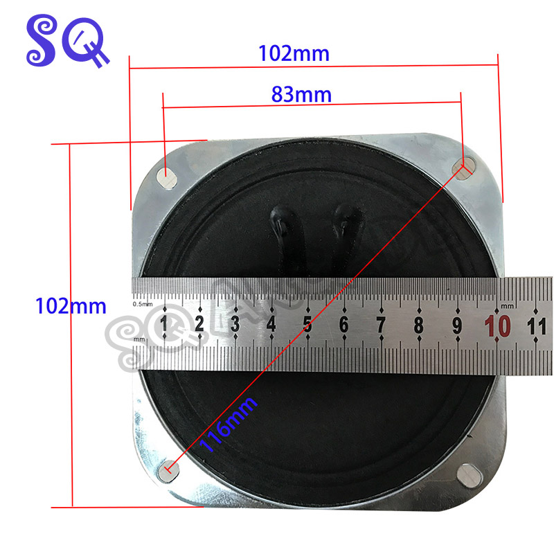 2pcs 8ohms 5W 4 Inch Arcade Pa - Coin Pusher Machine recension och pris